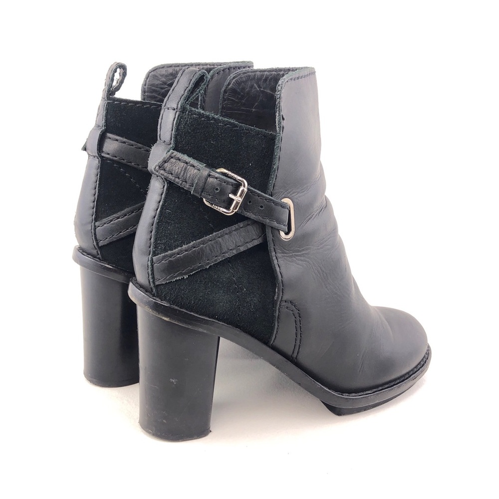 Acne Studios Cypress Black Leather Ankle Boots EUR 39 - Picture 5 of 15